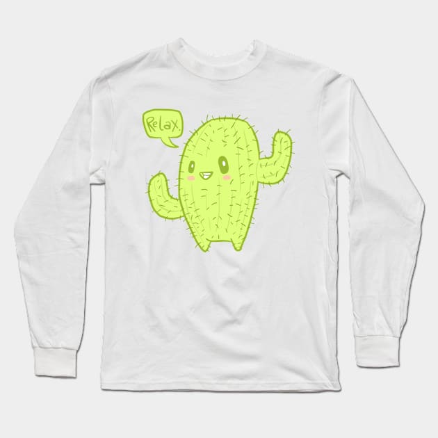 Prickle-Bert Relax Long Sleeve T-Shirt by Unihorse